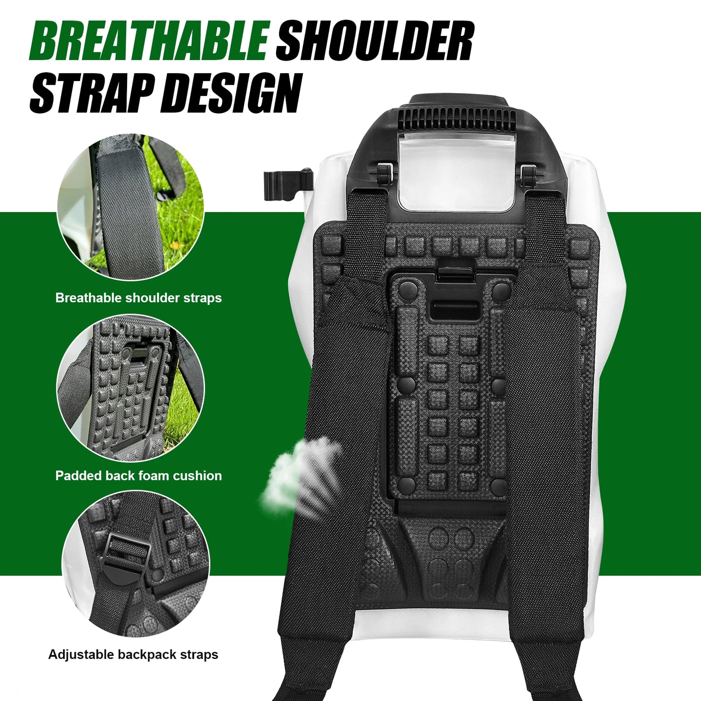 Backpack Electric Sprayer 100 PSI With 5 Nozzles