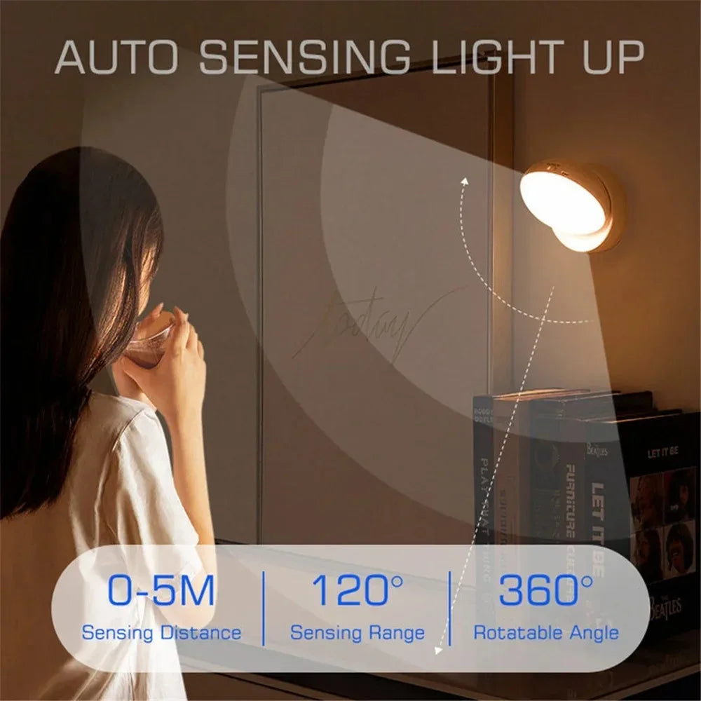 Liuyangmao USB Rechargeable Motion Sensor LED Night Light
