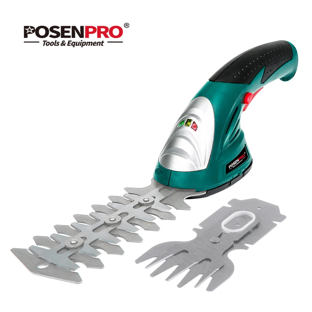 Posenpro Cordless 2 In 1 Grass And Shrub Shears