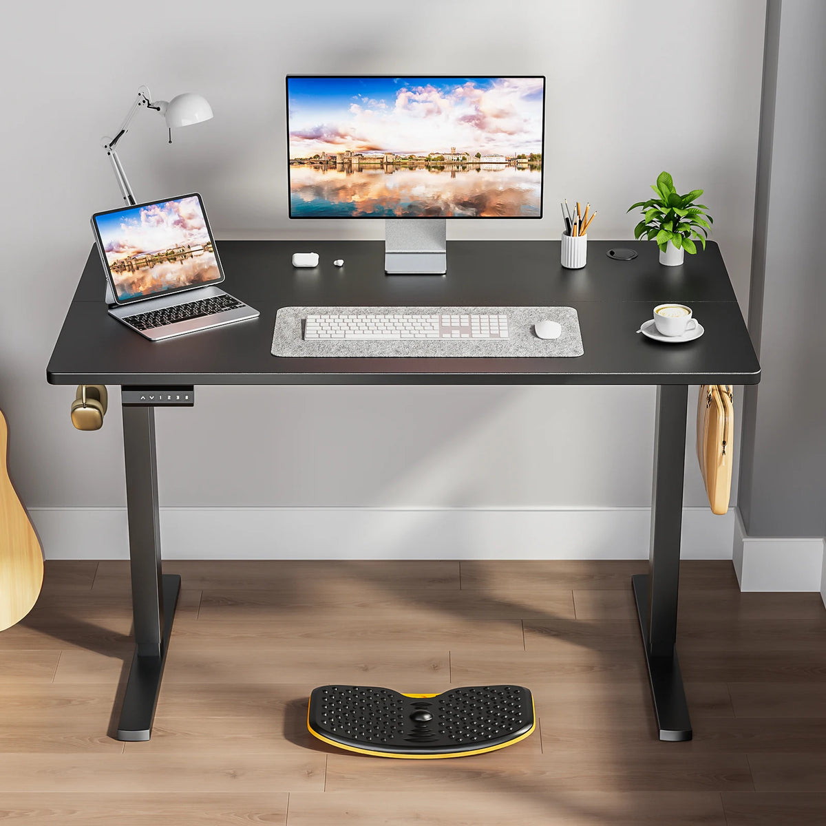 Jhk Electric Standing Desk Height Adjustable Office Table