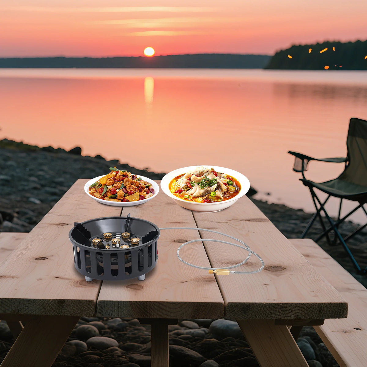 Portable Butane And Propane Outdoor Camping Stove