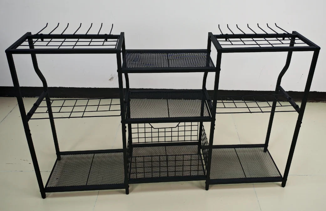 Freestanding Garden Tool Rack for Garage Storage Organizer