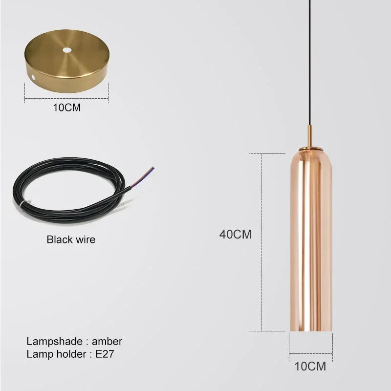 TAONUANSHU Modern Glass LED Wall Light