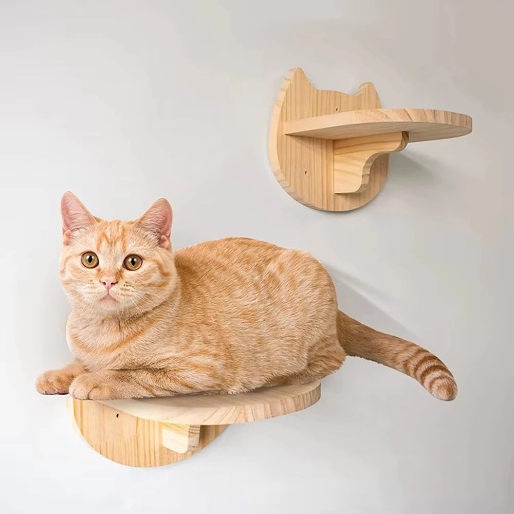 CWV Cat Wall Climbing Shelf With Sisal Scratcher