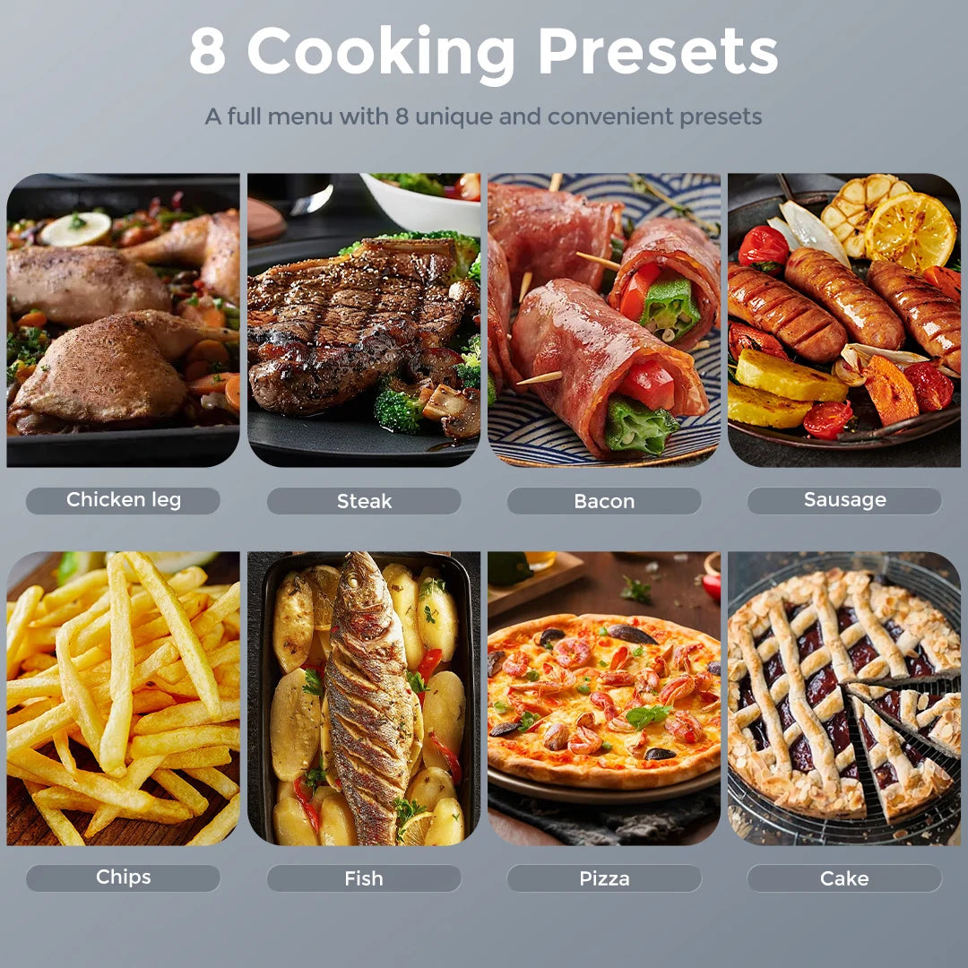 SEJOY 8 In 1 Air Fryer Oilless Cooker