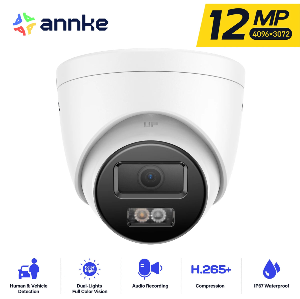 Annke 12MP POE Outdoor Security Camera