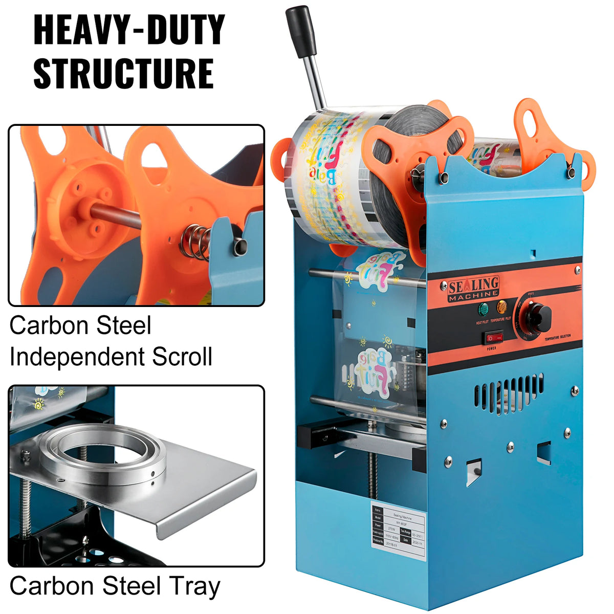 SucceBuy Manual Cup Sealing Machine for Boba Tea