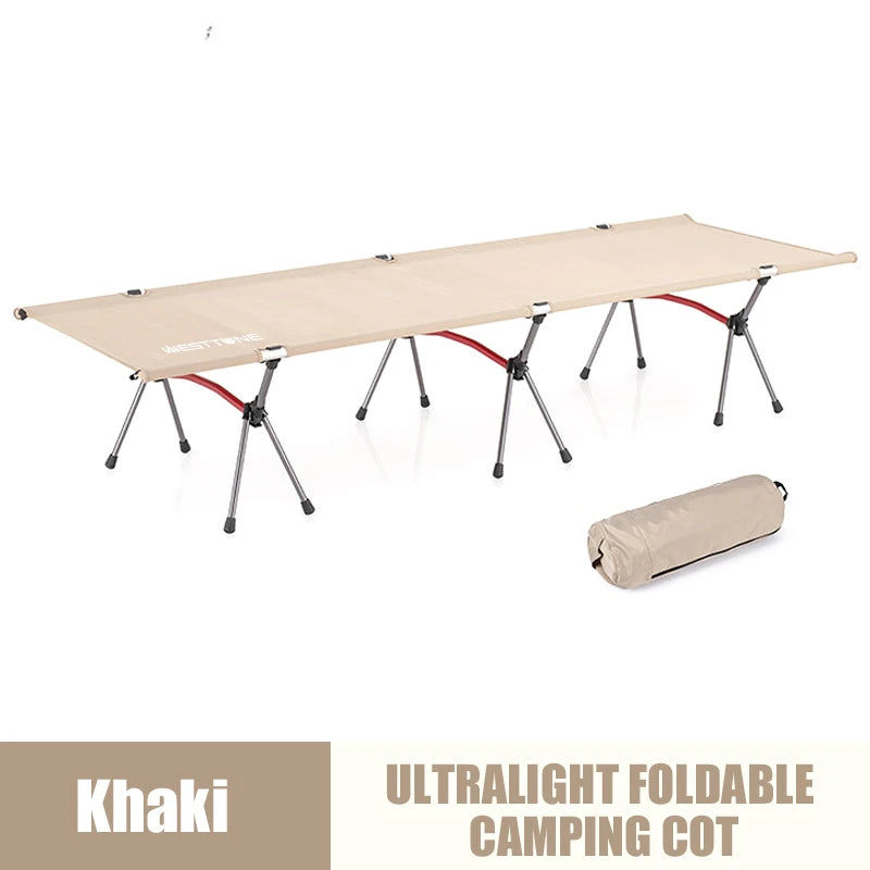 Westtune Ultra Light Aluminum Folding Camping Bed