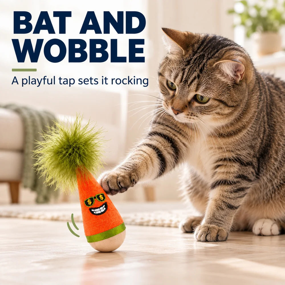 Zoe Interactive Cat Toy Set With Chirping Bird