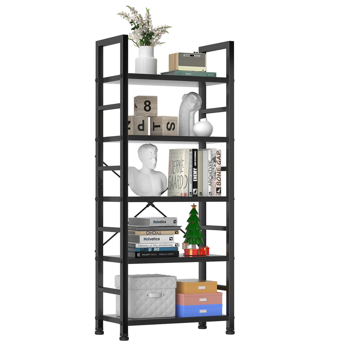 MCQ Wooden Standing Display Bookshelf