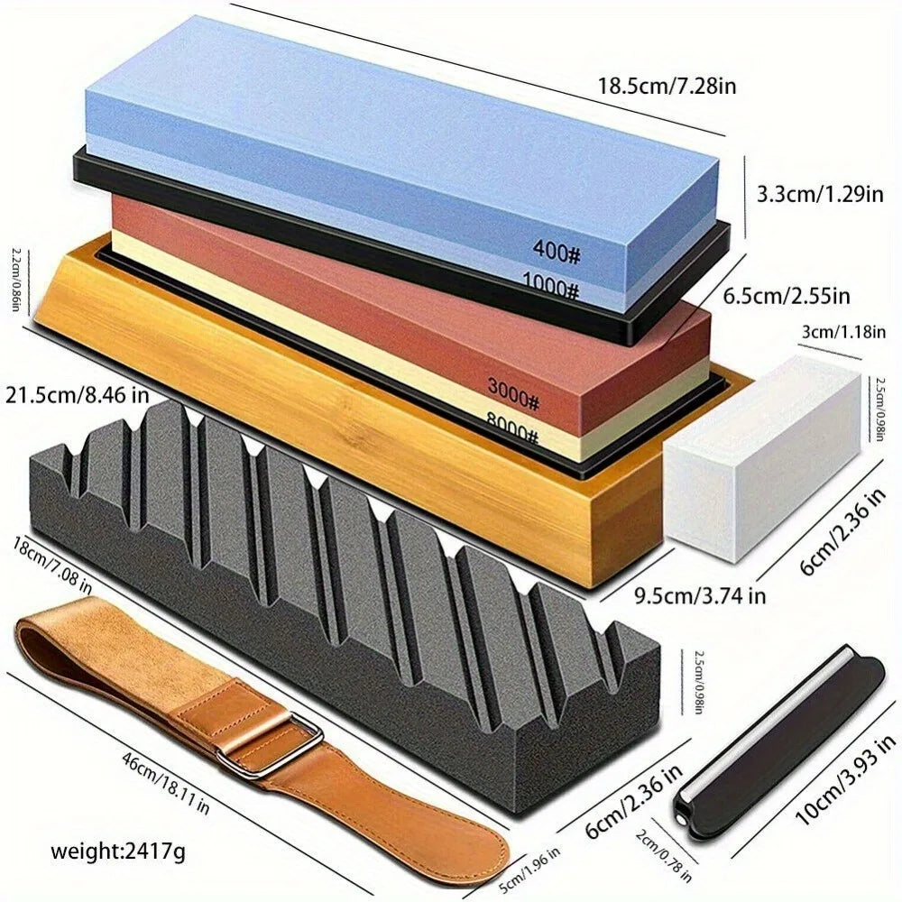 Professional Knife Sharpening Stone Set Kit