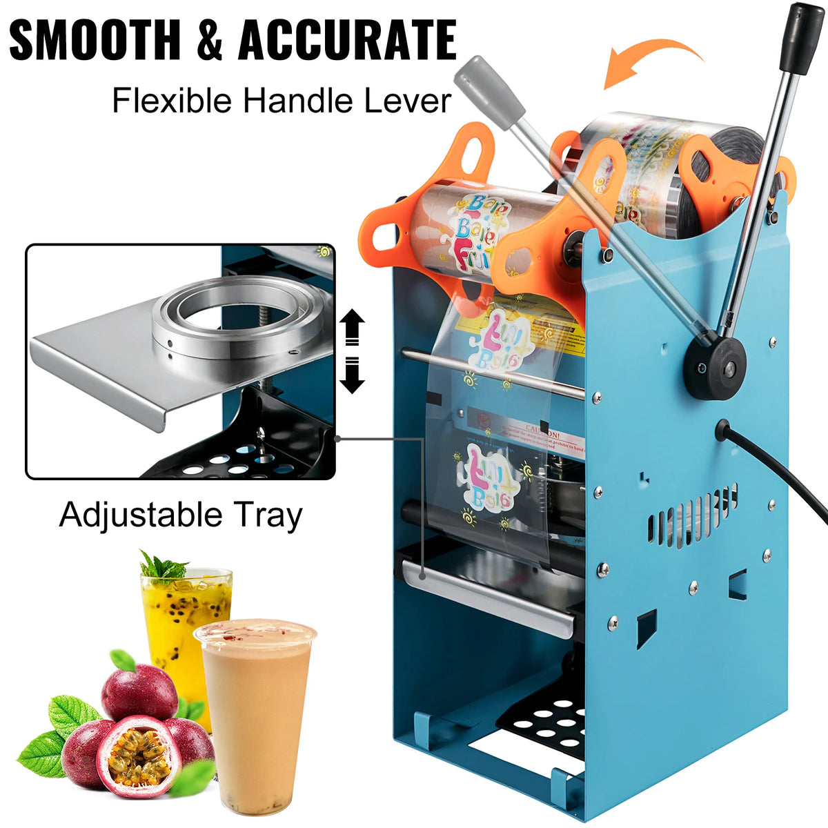 SucceBuy Manual Cup Sealing Machine for Boba Tea