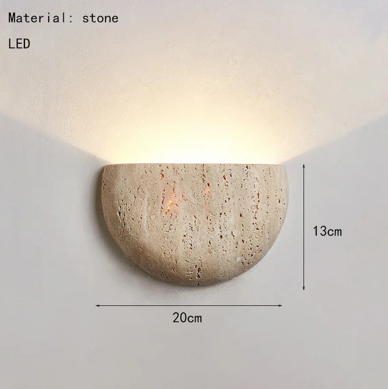 Jiankexing Natural Stone LED Wall Lamp