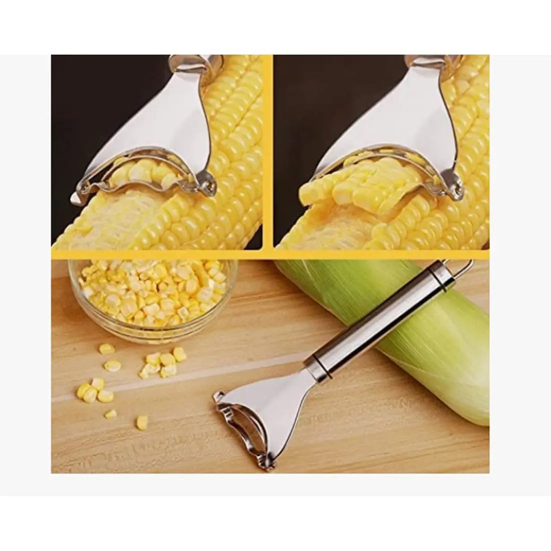 Stainless Steel Y Shaped Corn Peeler Tool