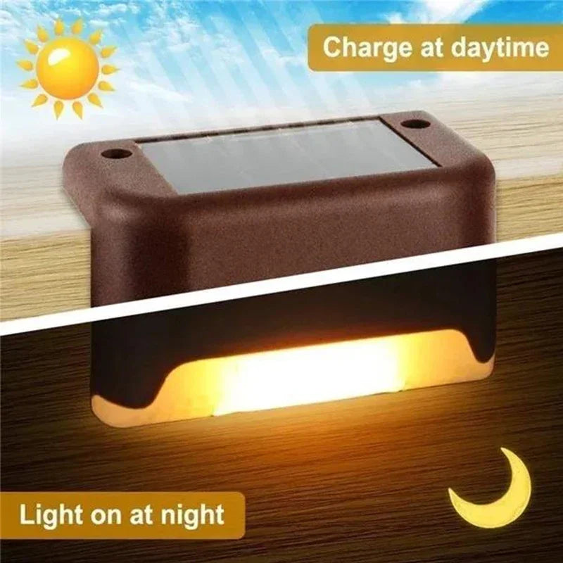 Super-Cheese Solar Deck Lights Outdoor LED Fence Pathway