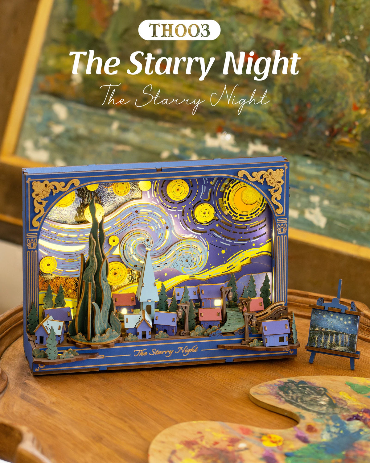 ROKR Starry Night 3D Wooden Puzzle