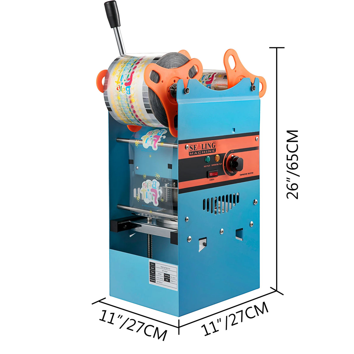 SucceBuy Manual Cup Sealing Machine for Boba Tea