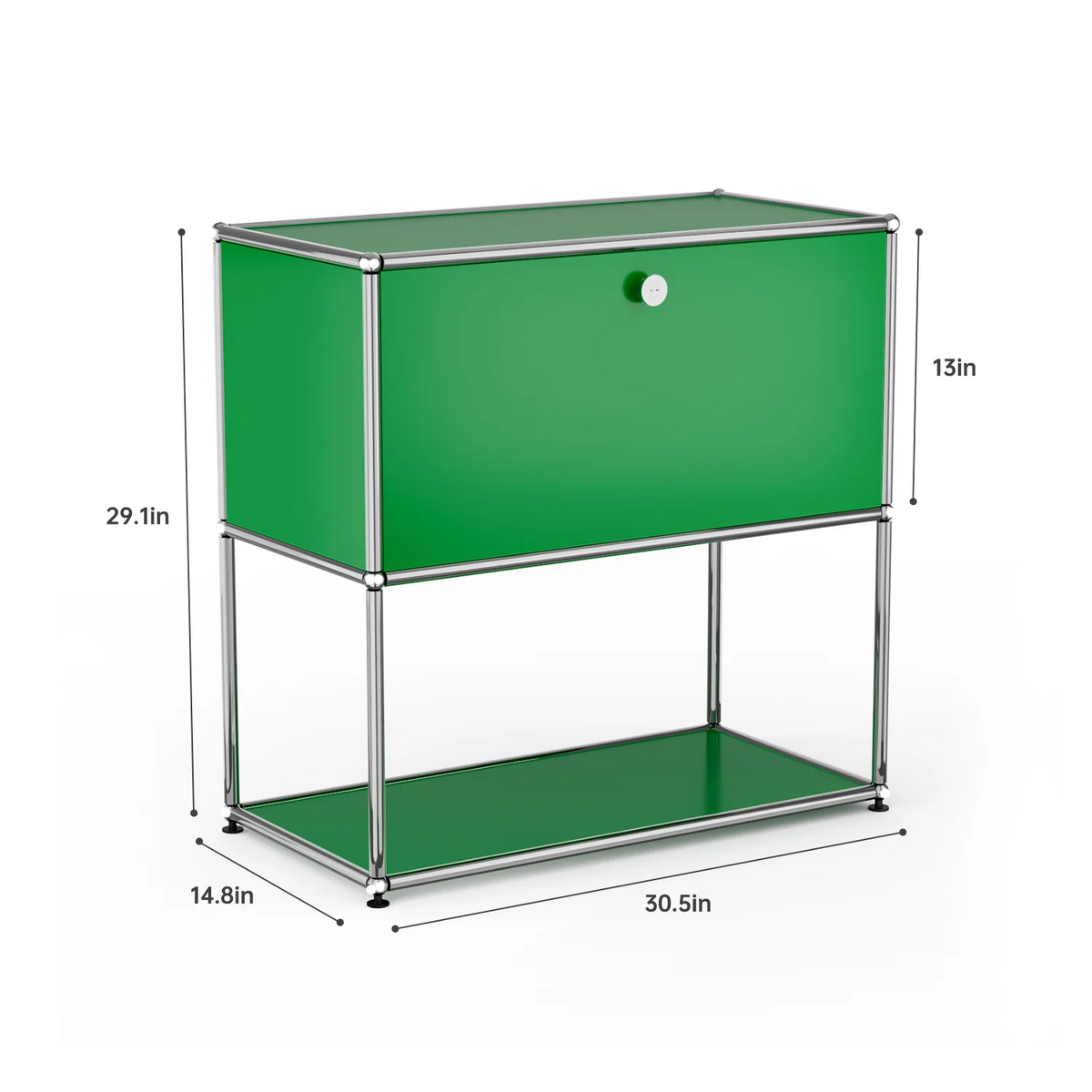 Modern Stainless Steel Storage Cabinet TV Stand