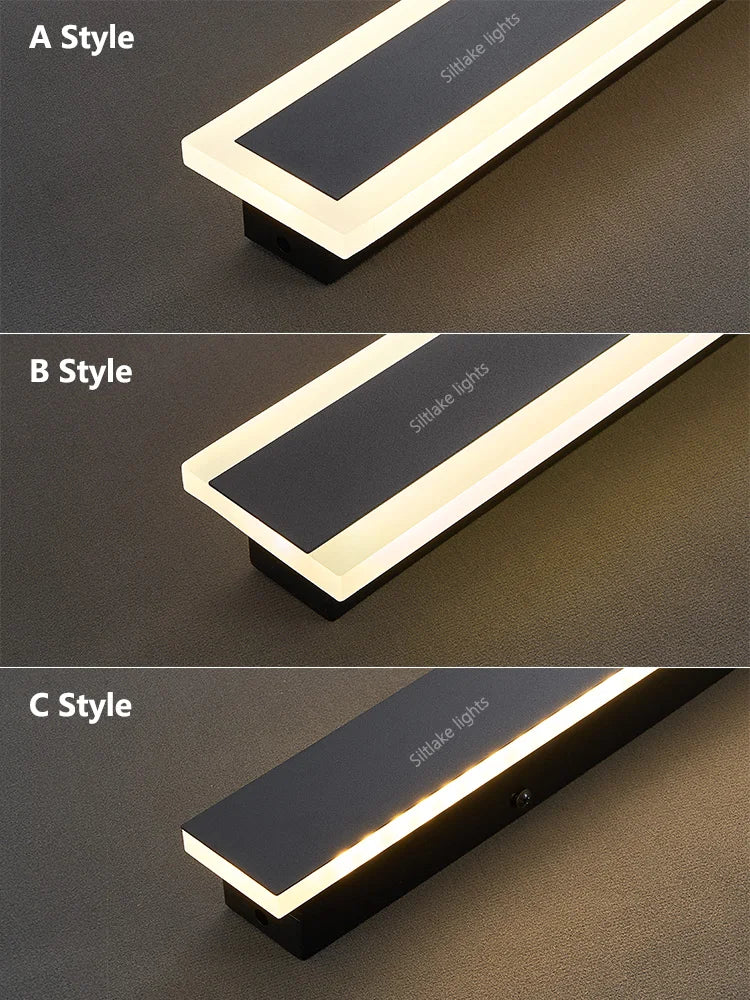 TES Outdoor Waterproof Wall Lamp IP65 LED Strip Light