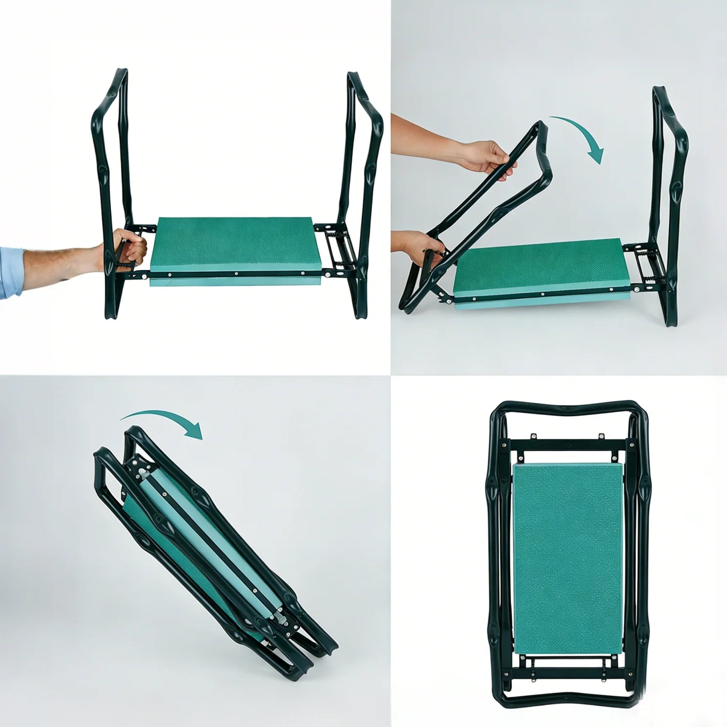 Foldable Garden Kneeler And Seat With Storage Bag