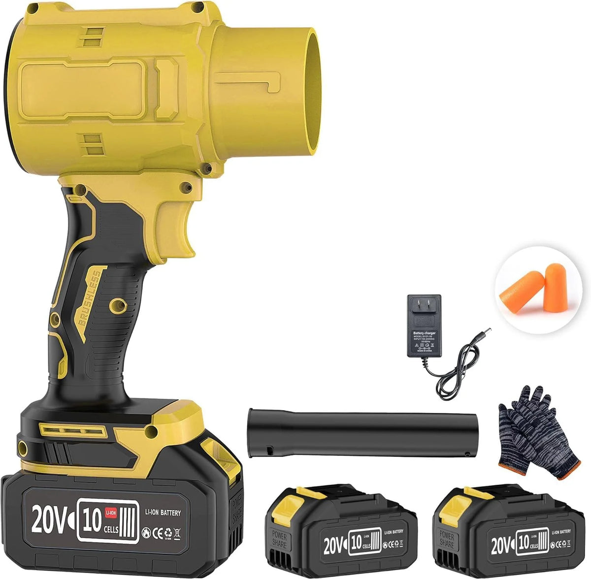 Firehelp Cordless Leaf Blower With Battery And Charger