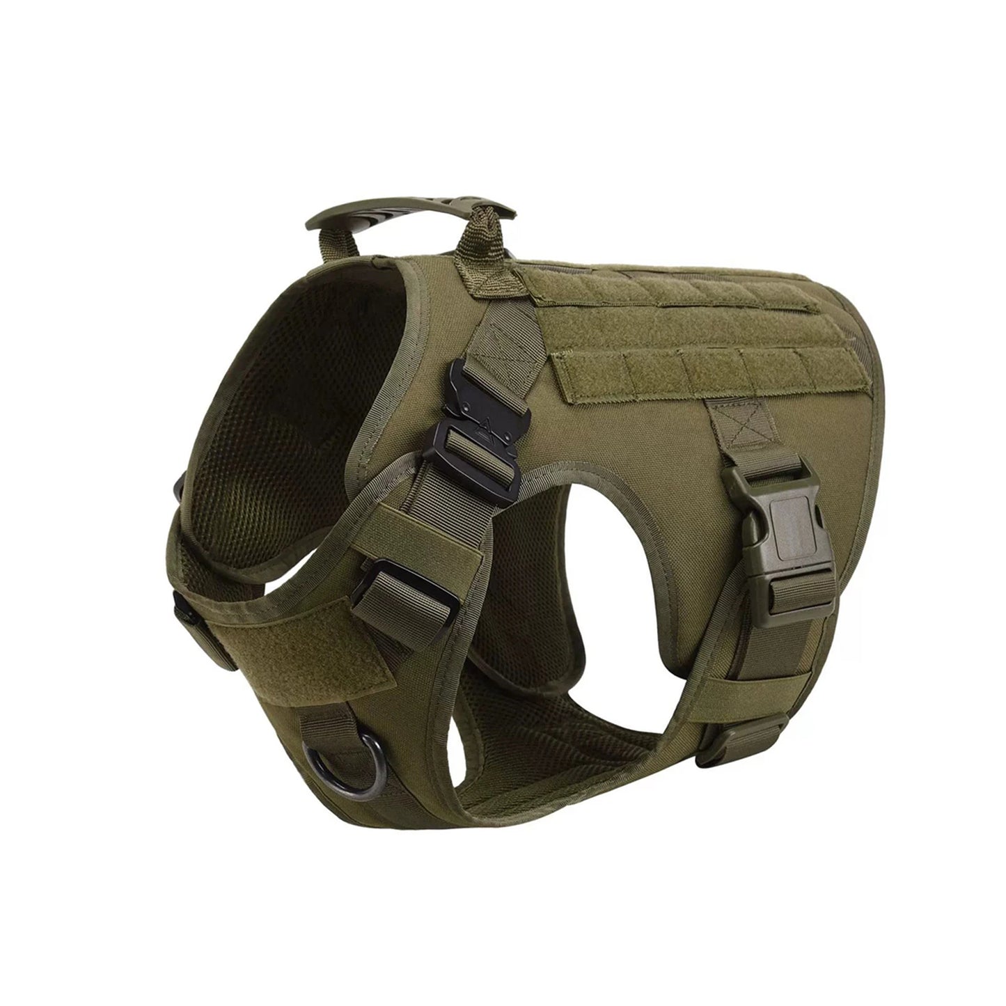 Tactical Dog Harness With Molle Pouches