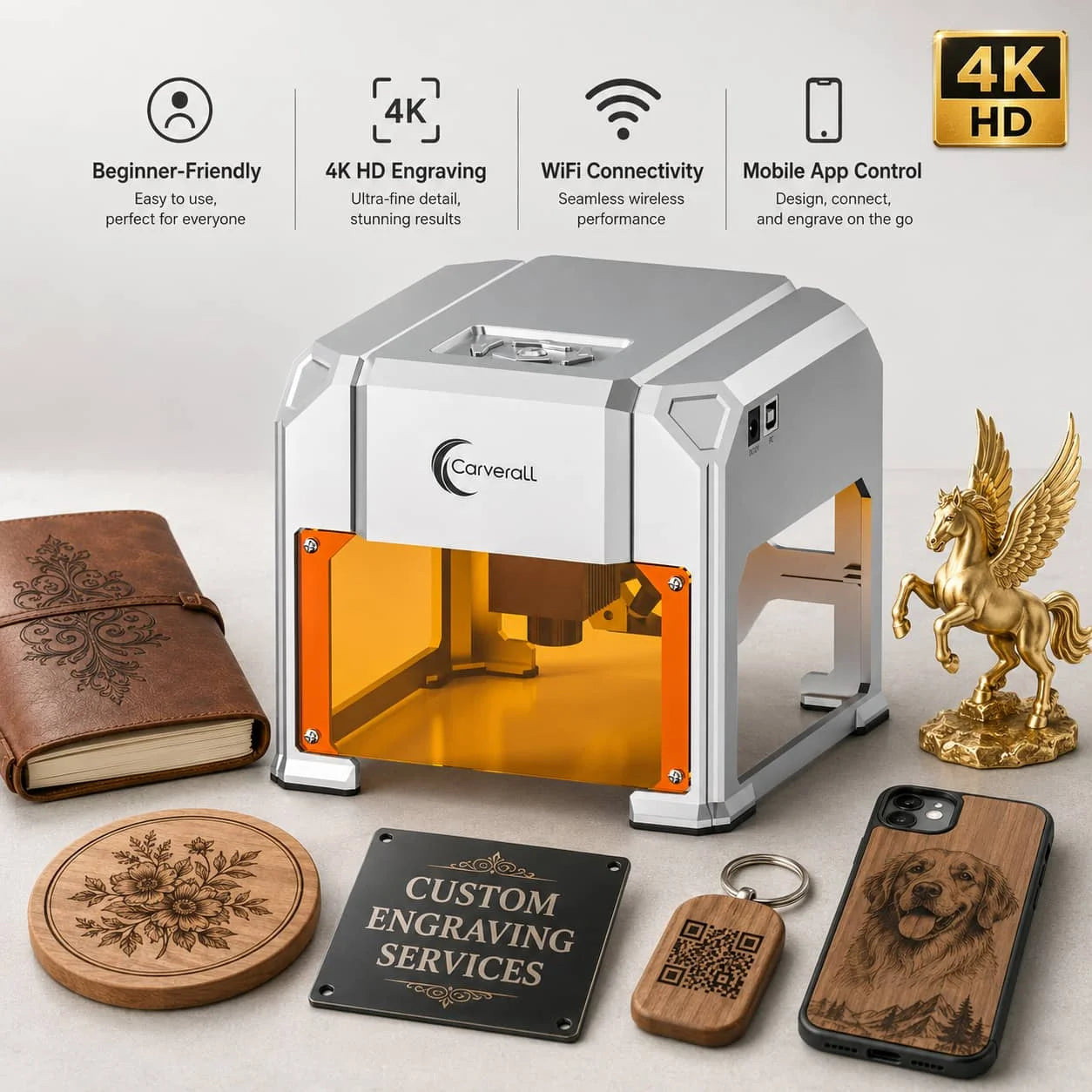 Carverall A1 Pro 10W Metal Cutting Laser Engraver