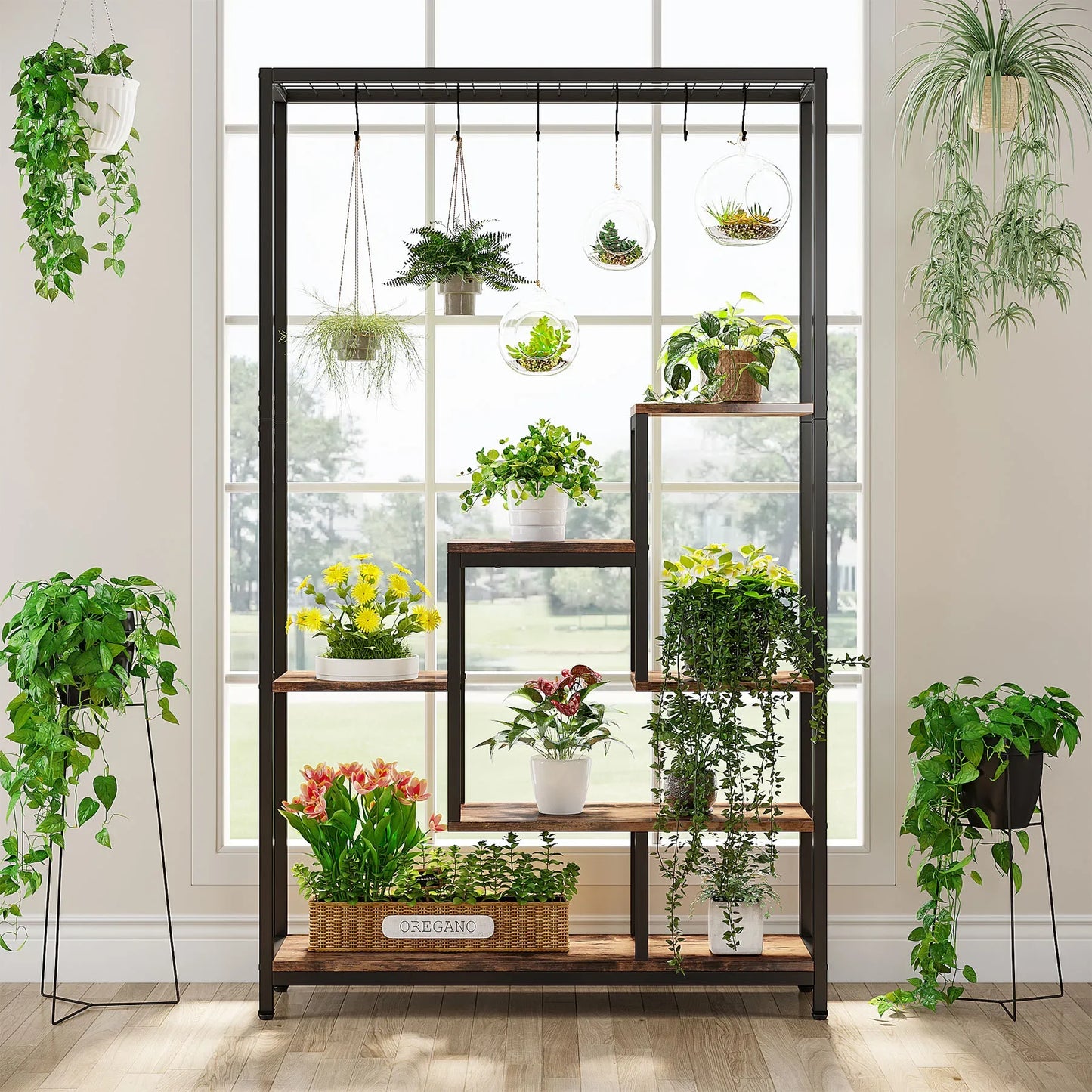Tribesigns Indoor Plant Stand with Shelf