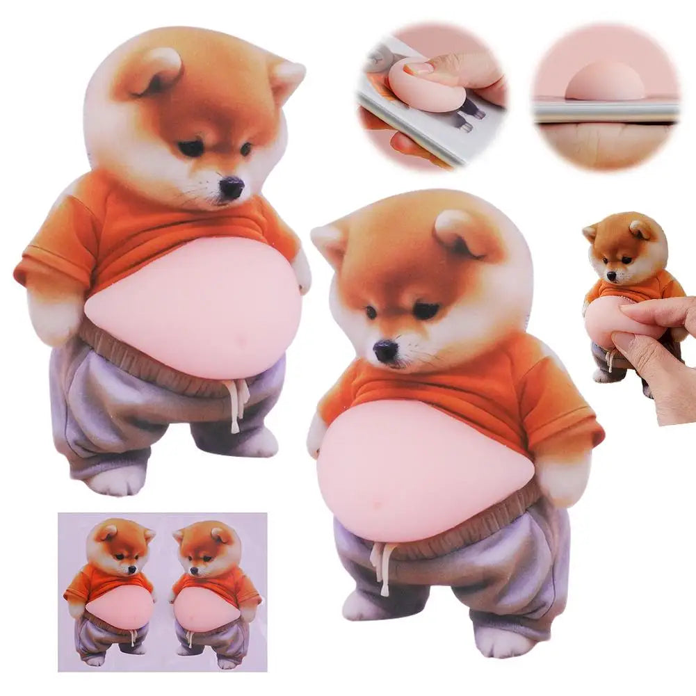 3D Kawaii Cat Belly Sticker For Phone Decor