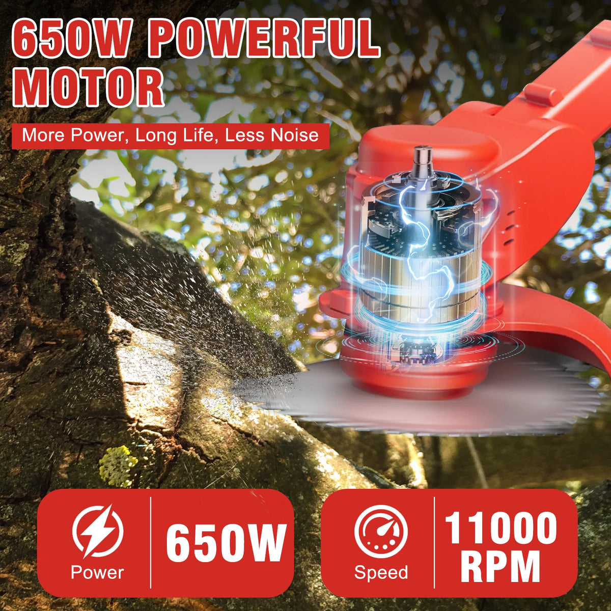 Cordless 3 In 1 Grass Trimmer Edger And Mower