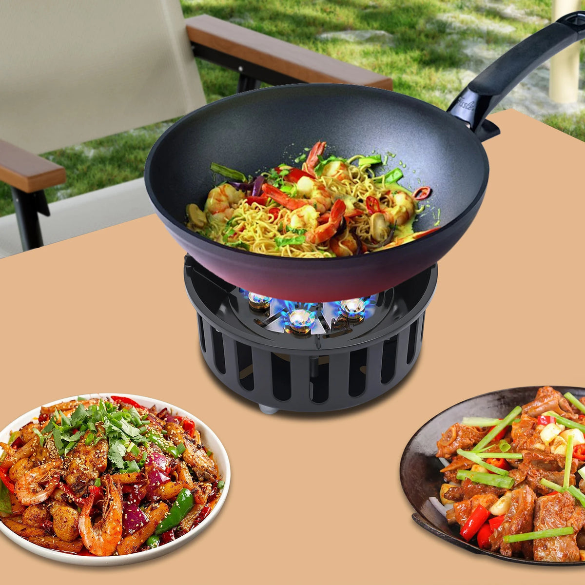 Portable Butane And Propane Outdoor Camping Stove