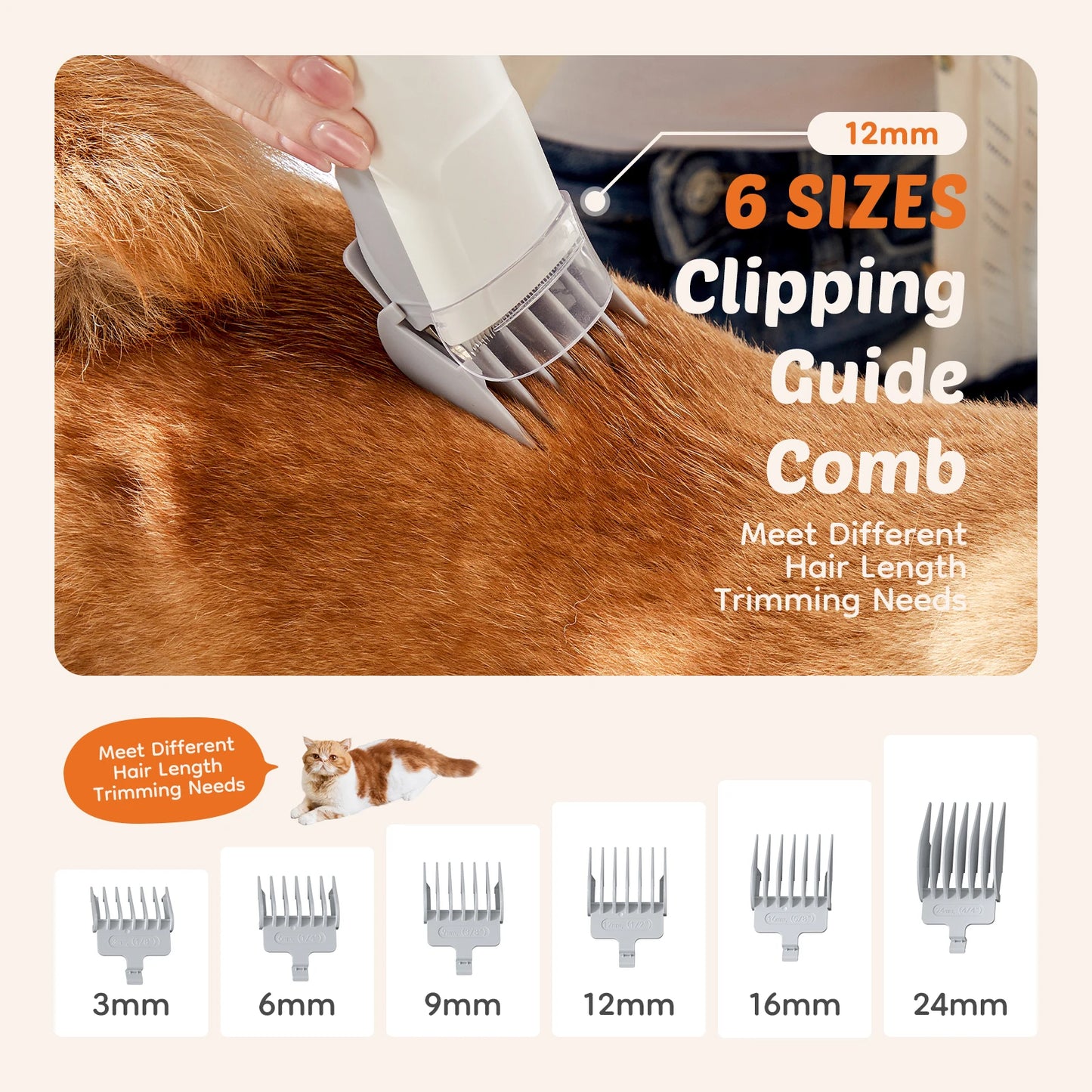Professional Pet Grooming Vacuum With Clipper Kit
