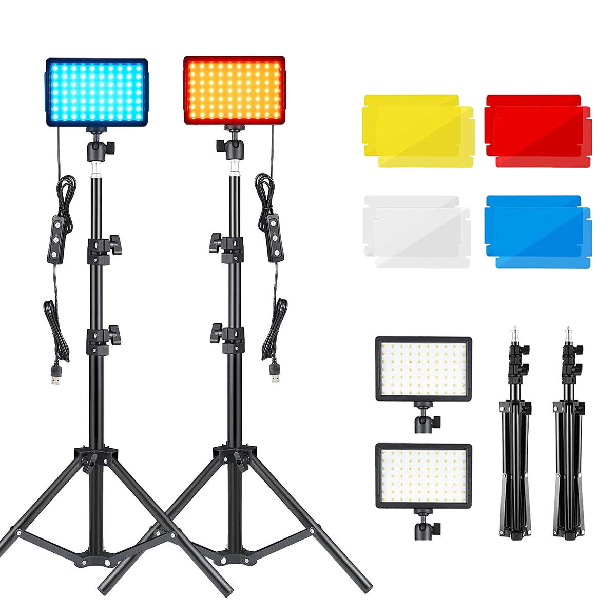 Baodeli LED Video Light Panel With Tripod