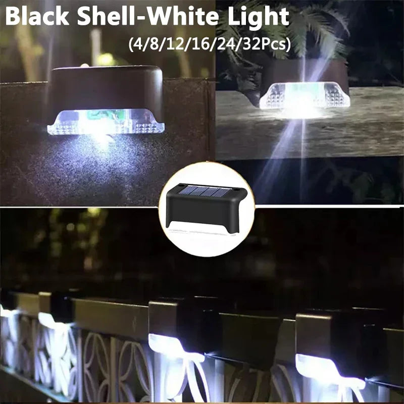 Super-Cheese Solar Deck Lights Outdoor LED Fence Pathway