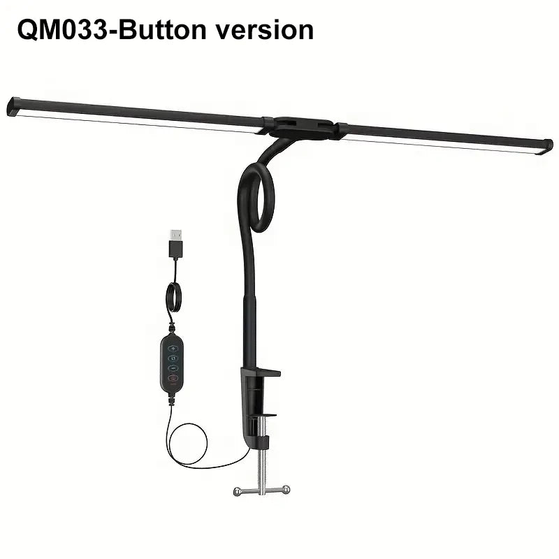 DUMILOO Double Head Clip On Adjustable LED Lamp