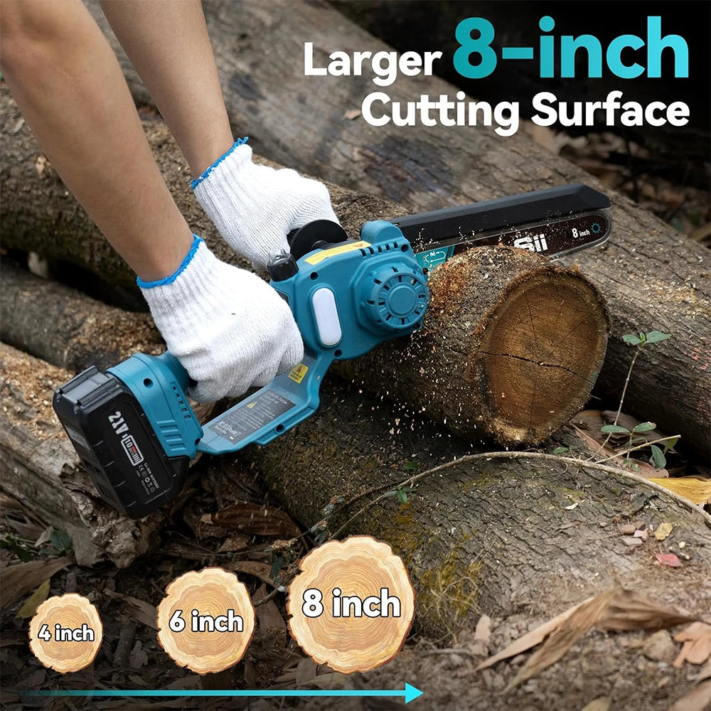Seesii Brushless Cordless Pole Chainsaw For Garden Pruning