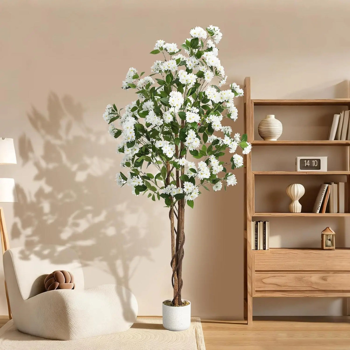 HiMISS Artificial Osmanthus Tree With Lifelike Flowers