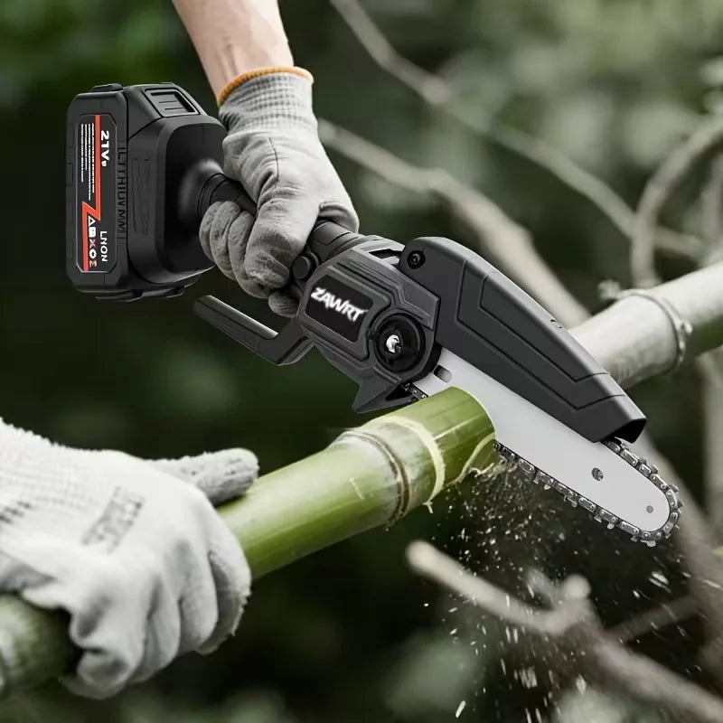 ZAWRT Cordless Chainsaw With Safety Lock
