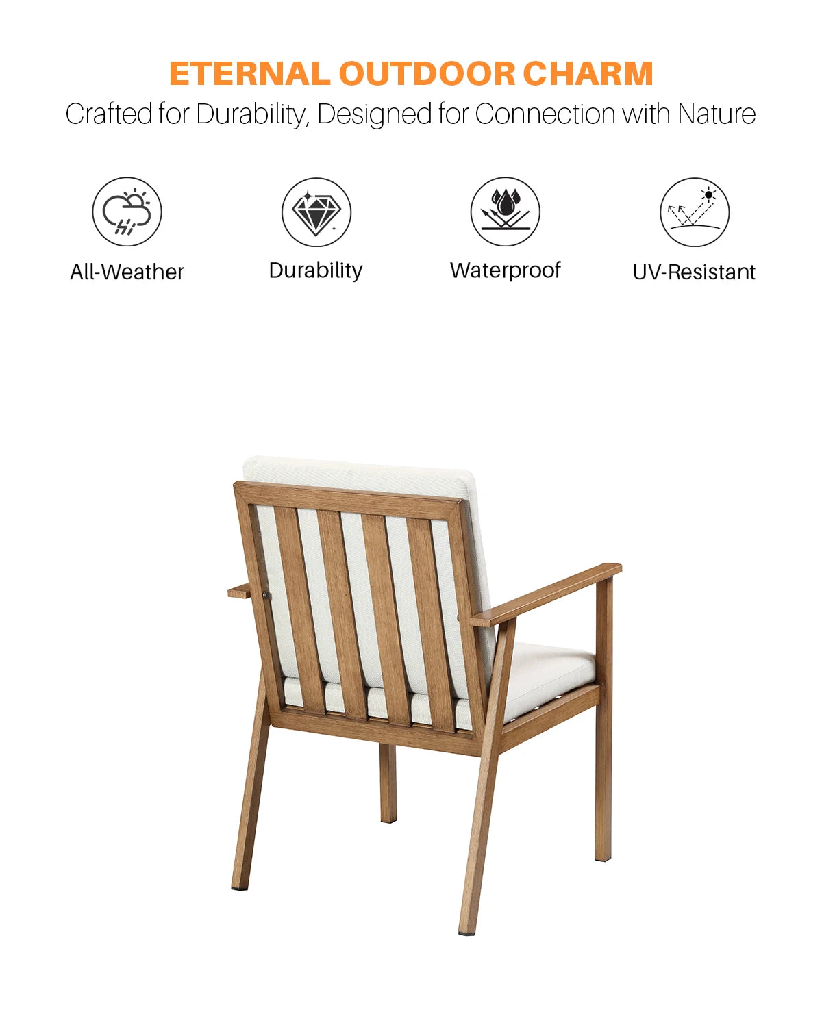 SeeHill 9-Piece Outdoor Patio Dining Set With Umbrella Hole