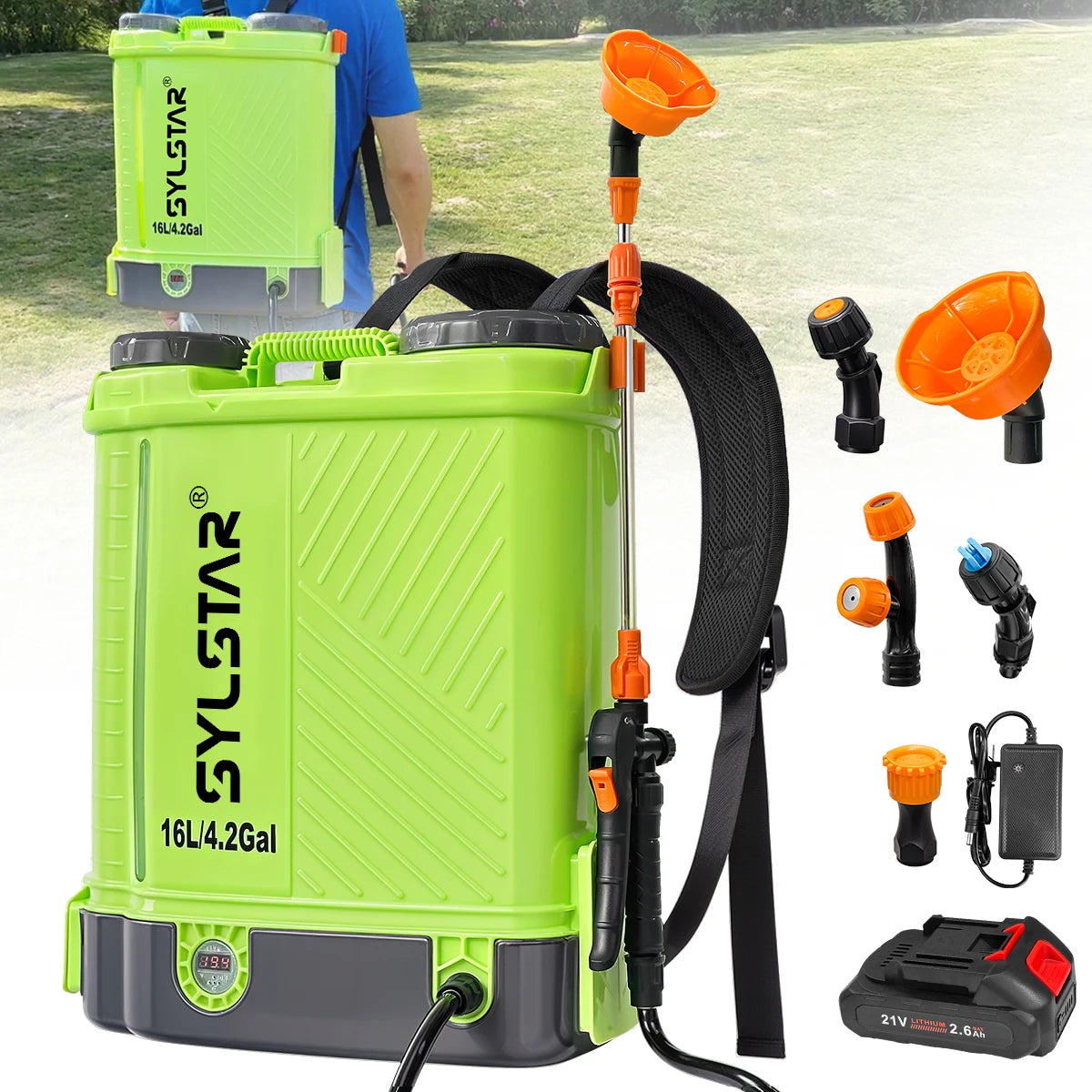 Battery Powered Backpack Garden Sprayer