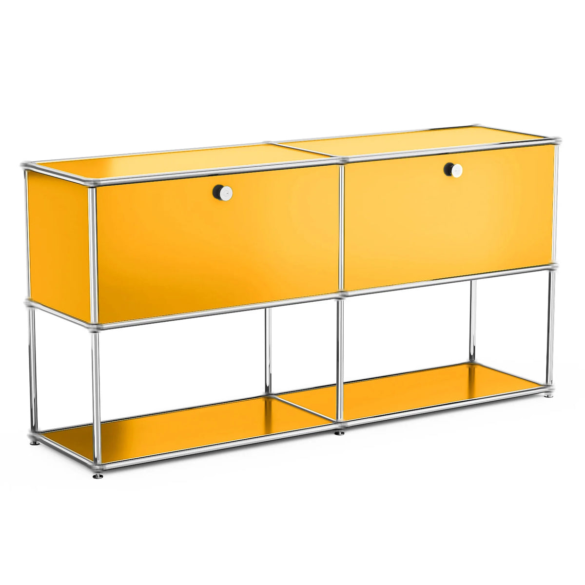 Modern Stainless Steel Storage Cabinet TV Stand