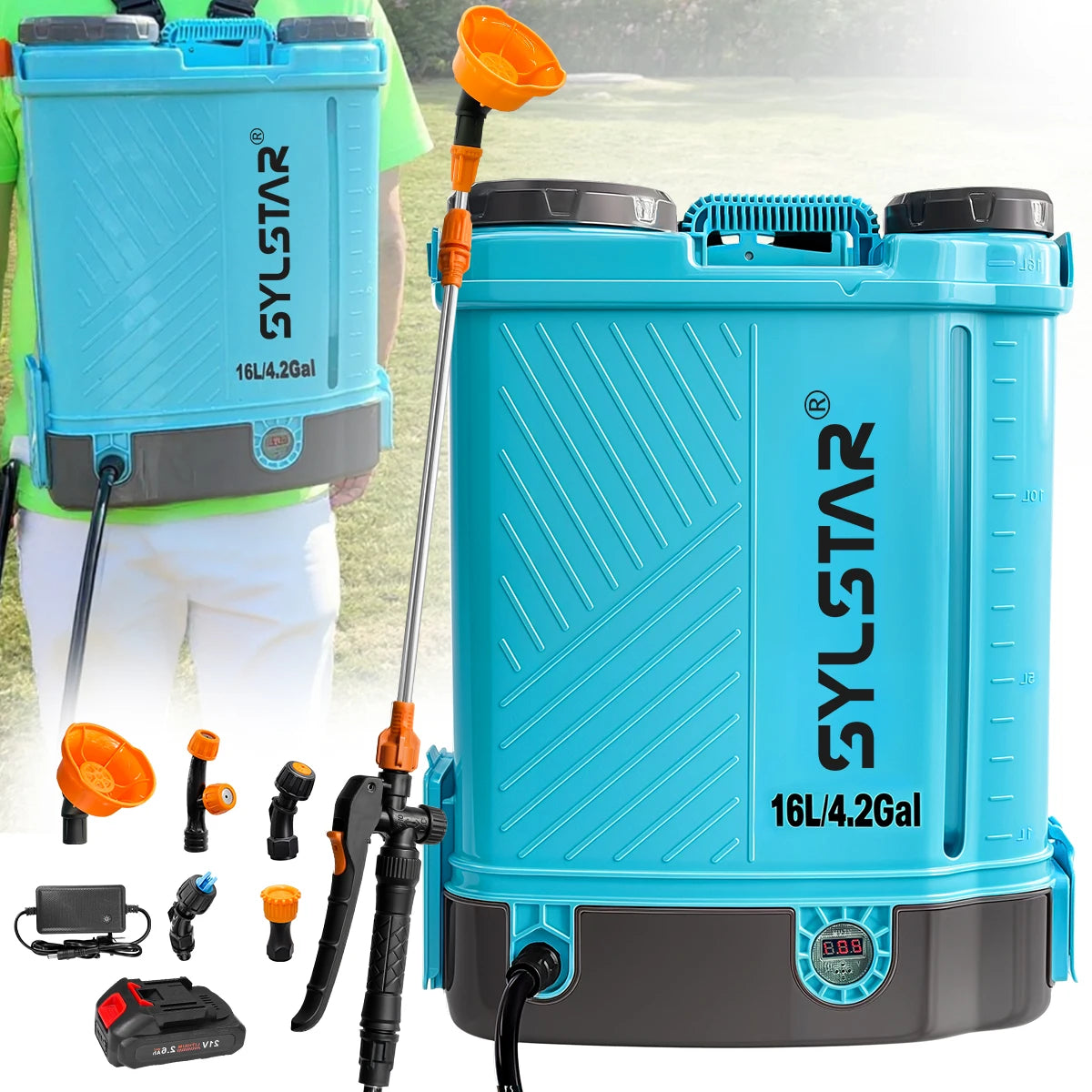 Battery Powered Backpack Garden Sprayer