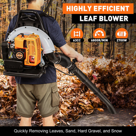 Gas Powered Backpack Leaf Blower for Lawn and Garden