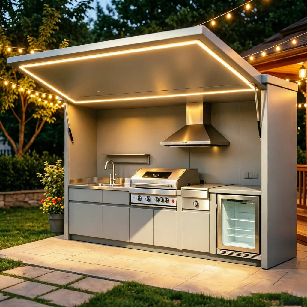 Modular Stainless Steel Outdoor Kitchen Cabinet
