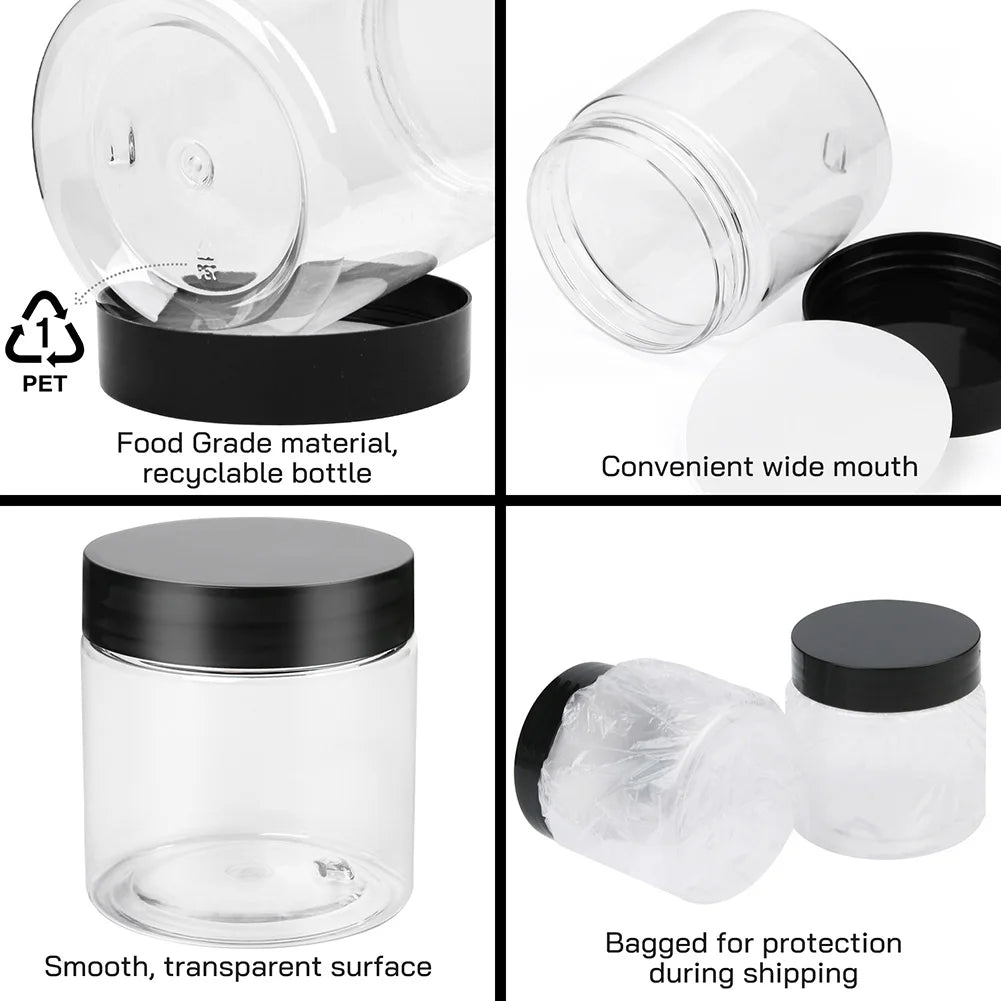 Transparent Sealed Kitchen Food Storage Jars