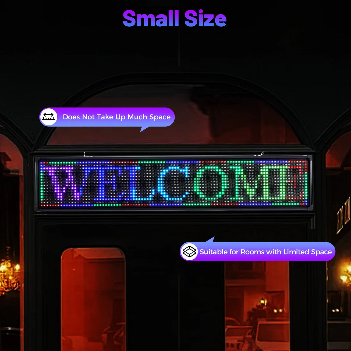 LED Scrolling Sign Board Digital Advertising Display
