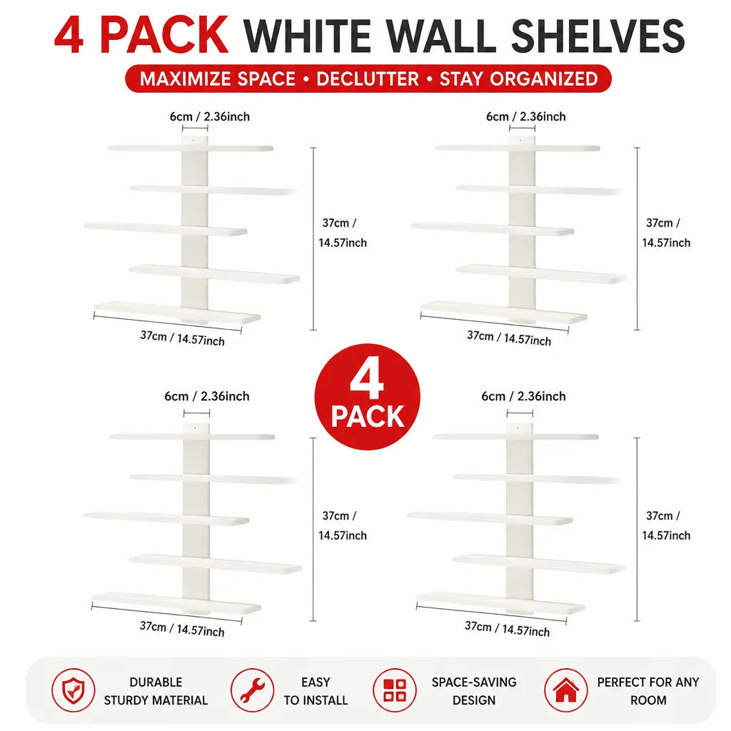 Floating Wall Display Shelves for Figurines