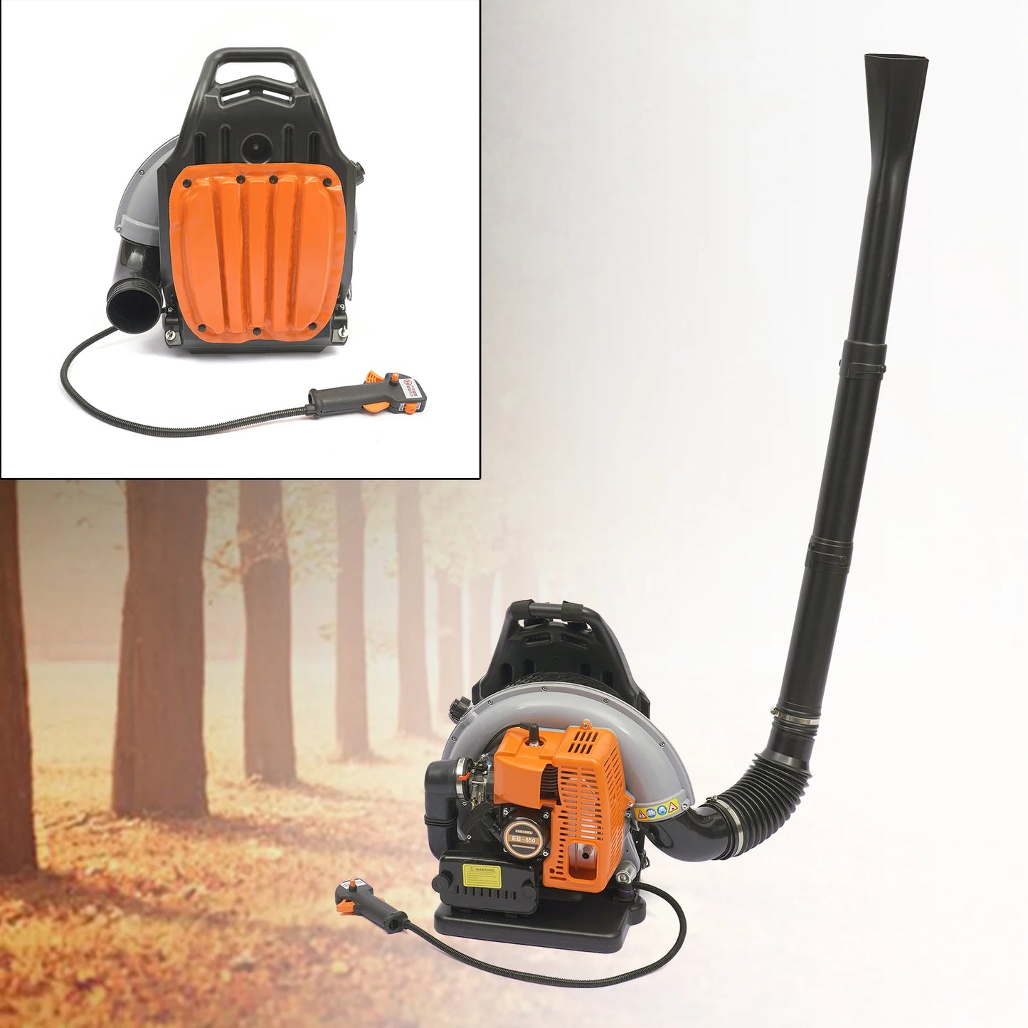 Gasoline Powered Backpack Leaf Blower For Landscaping