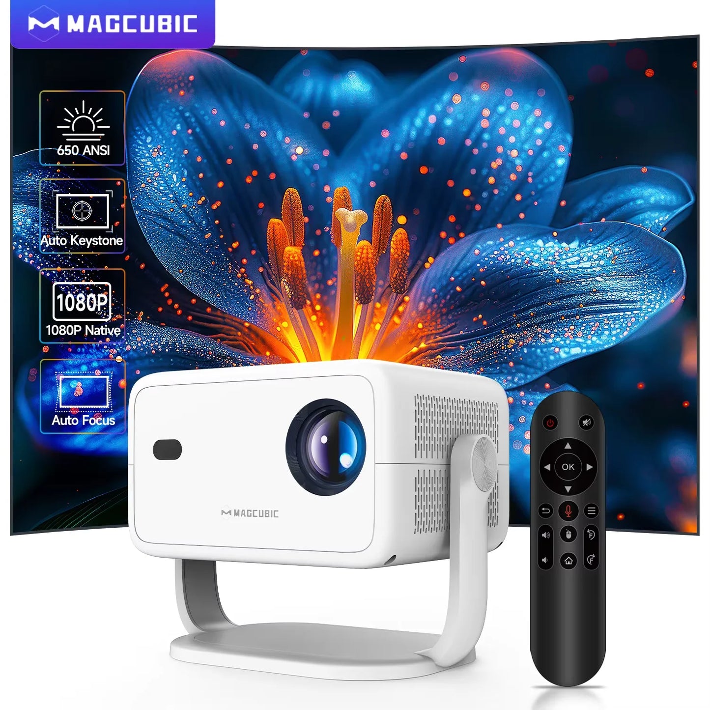 Magcubic L018 Portable 650 Lumens 1080P Projector