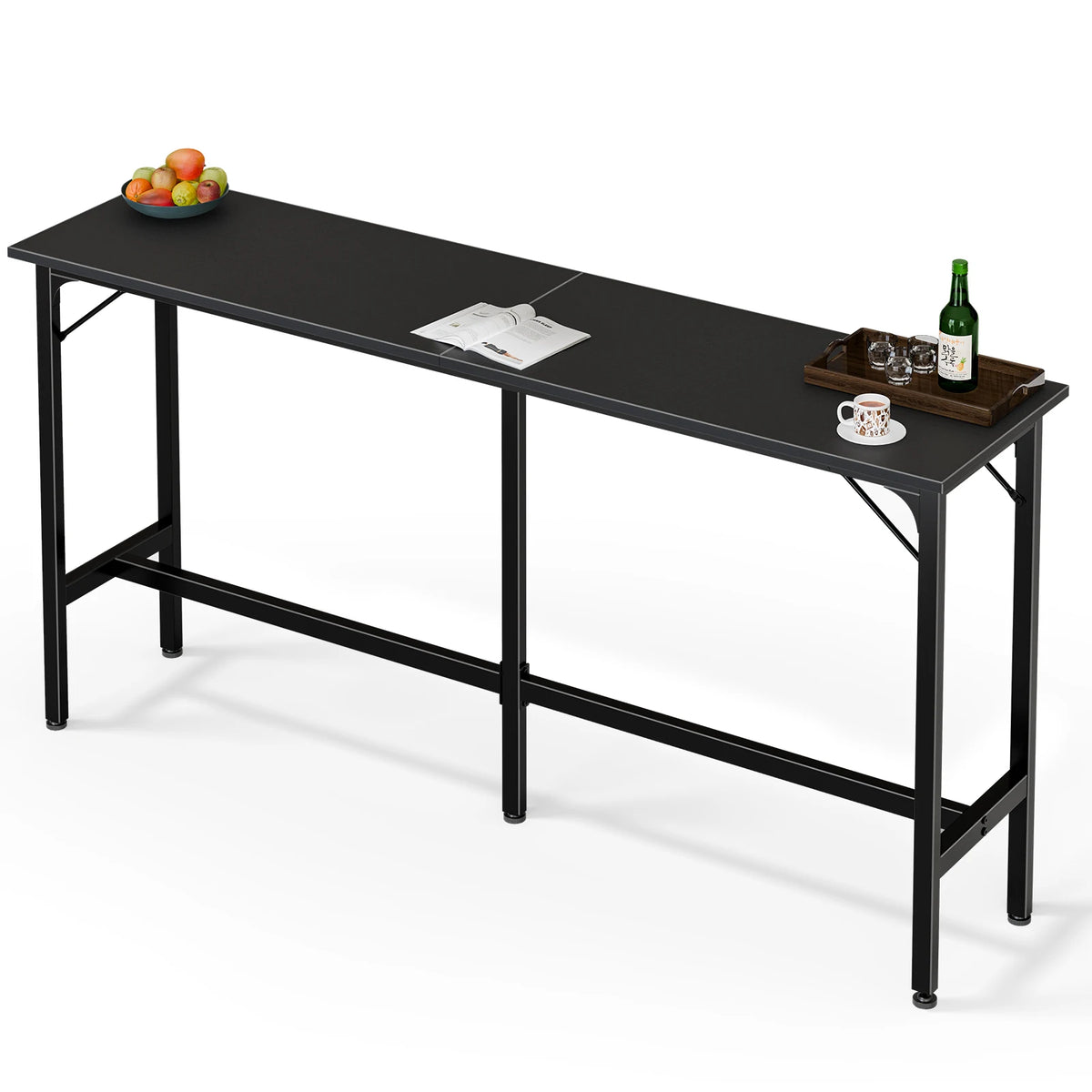 JHK Rectangular Counter Height Bar Table